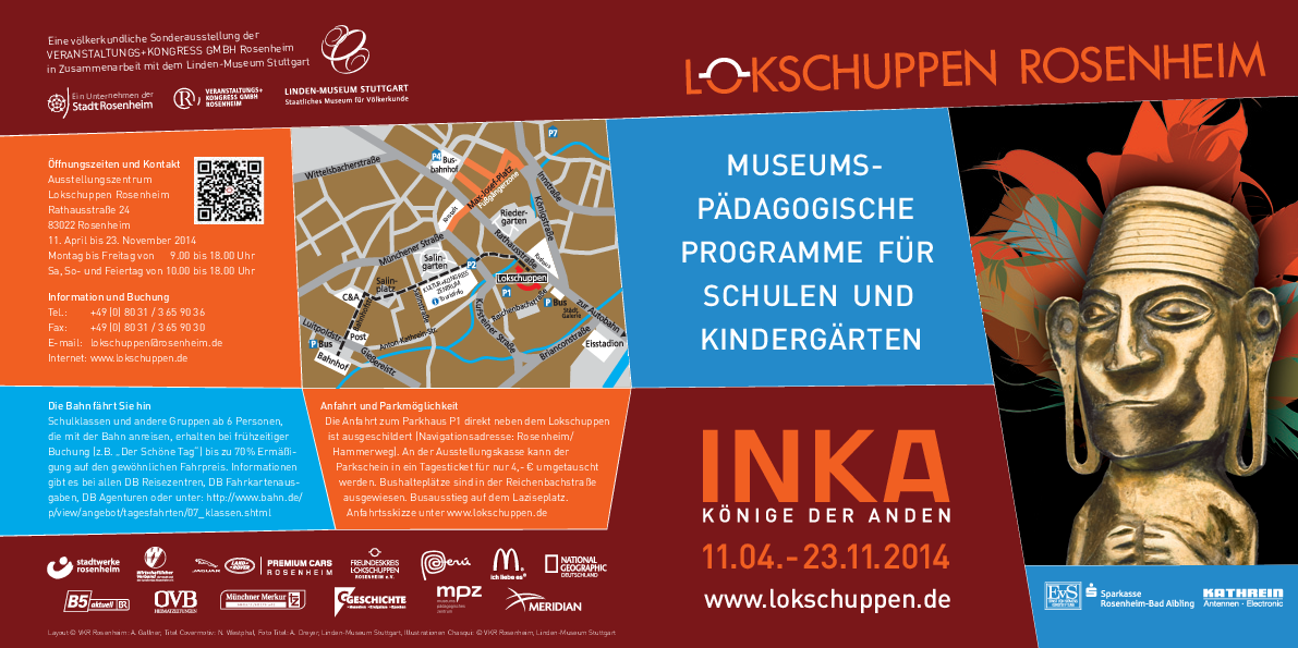 Museumspädagogischer Flyer Inka