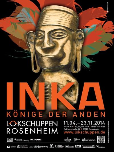 Plakat der Ausstellung Inka