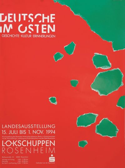 Plakat der Ausstellung Deutsche im Osten