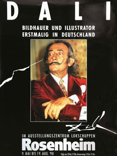 Plakat der Ausstellung Dali