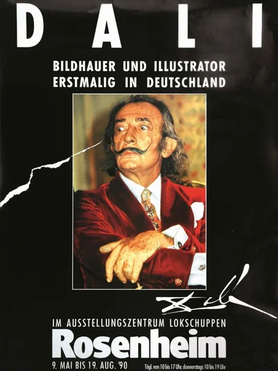 Plakat zur Ausstellung Dali © VKR