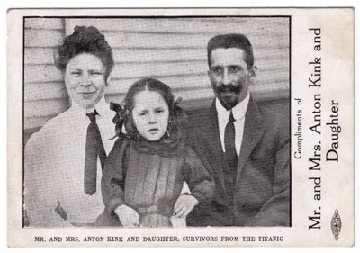 Überlebende des Untergangs: die Familie Kink © Sammlung Günter Bäbler