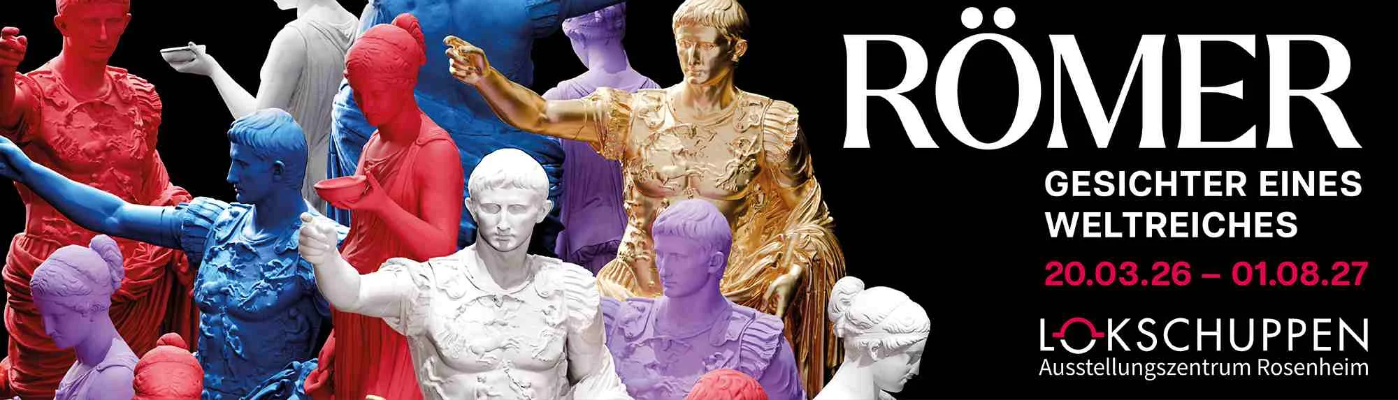 Plakat RÖMER 2026 2027 Lokschuppen Rosenheim © VKR