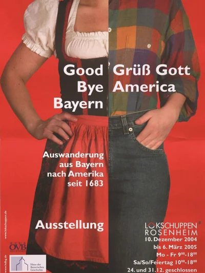 Plakat zur Ausstellung Good Bye Bayern © VKR