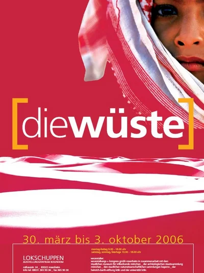 Plakat zur Ausstellung die Wüste © VKR