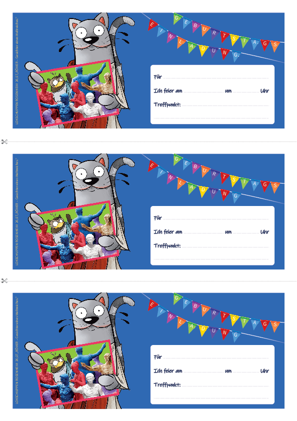 Kindergeburtstag Einladungen Ausstellung Römer 2026 2027 Lokschuppen Rosenheim