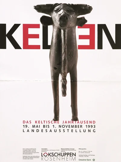 Plakat zur Ausstellung Kelten © VKR