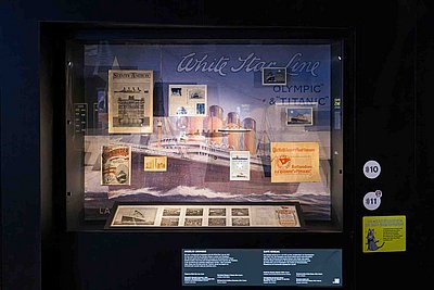 White Star Line Vitrine © Axel Jusseit