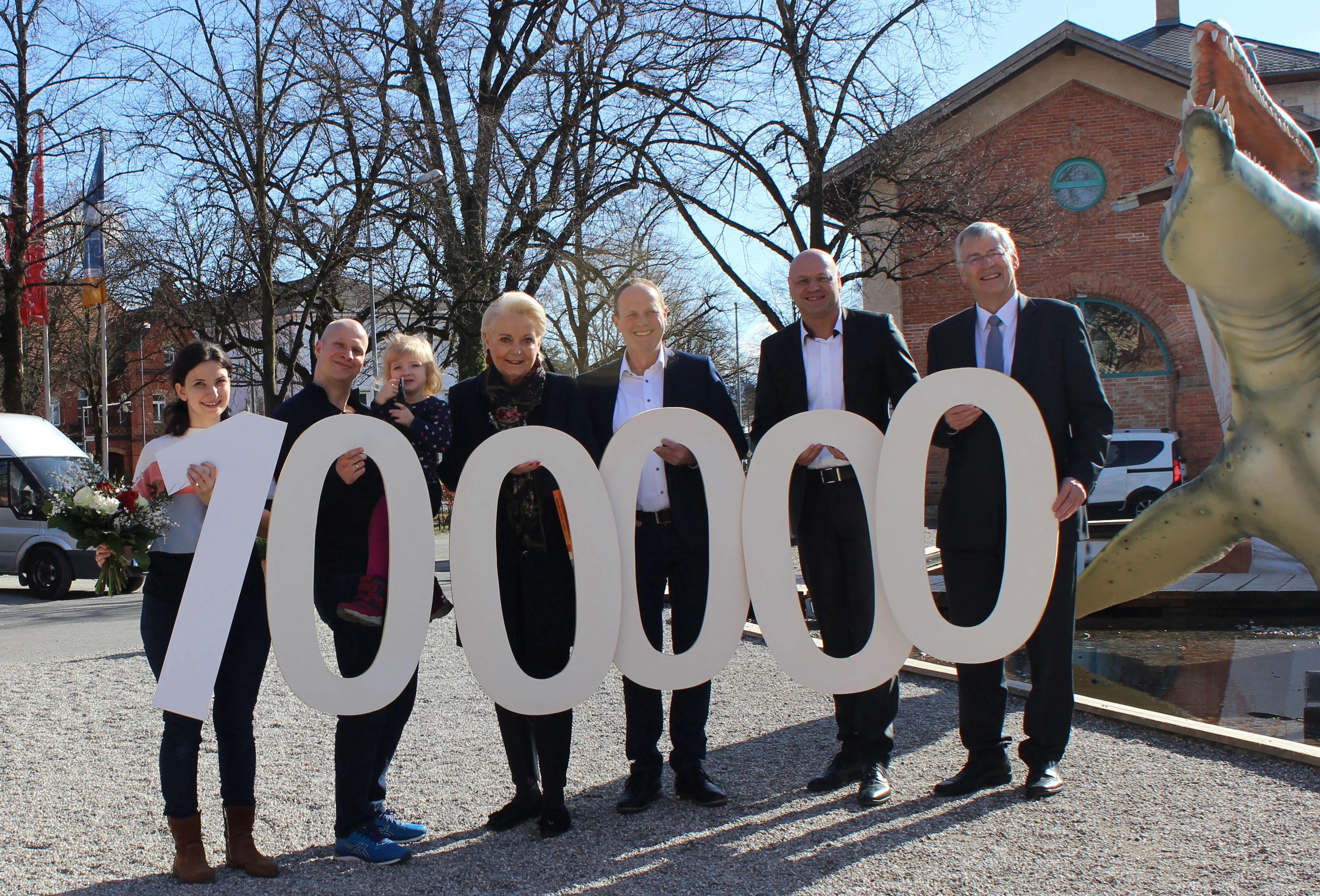Pressefoto 100.000ster Besucher