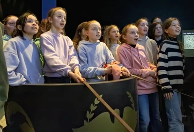 Führung Schulklasse Ausstellung Römer 2026 Lokschuppen Copyright Axel Jusseit