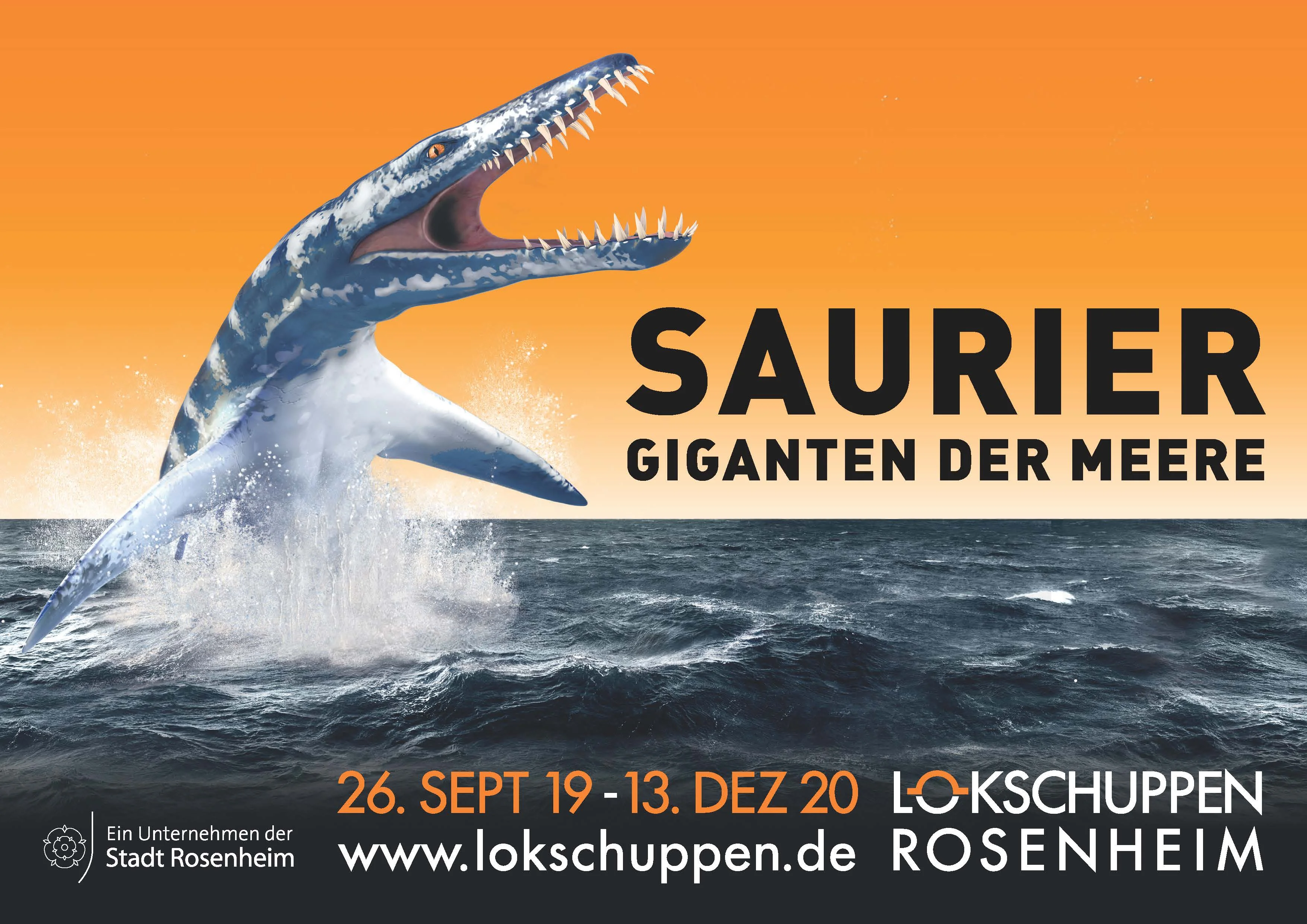 Plakat Saurier Querformat
