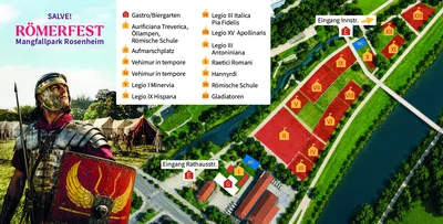 Lageplan Römerfest 2026 Lageplan Römerfest 2026