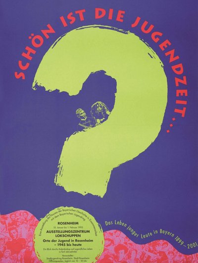 Plakat der Ausstellung Schön ist die Jugendzeit