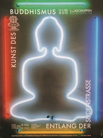 Plakat zur Ausstellung Kunst des Buddhismus © VKR