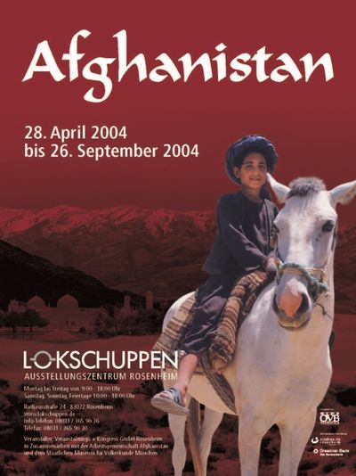 Plakat der Ausstellung Afghanistan