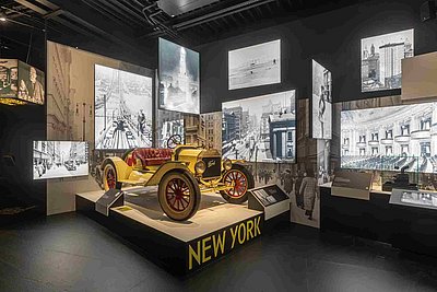 Ausstellung TITANIC Ausstellungszentrum Lokschuppen Rosenheim: Bereich New York © Axel Jusseit