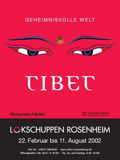 Plakat zur Ausstellung Tibet © VKR