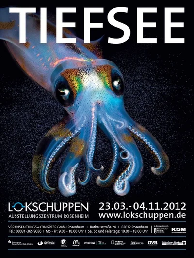 Plakat zur Ausstellung Tiefsee © VKR