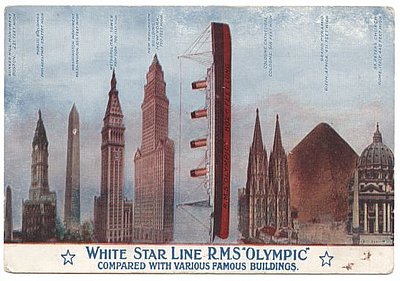 Postkarte Titanic: Das größte Passagierschiff weltweit © Sammlung Mike Beatty