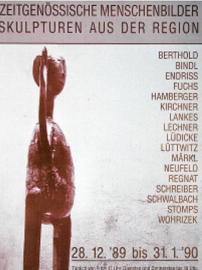 Plakat 1989 Zeitgenössische Menschenbilder