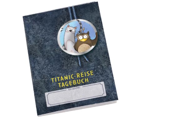 Reisetagebuch Titanic für Kinder zur Ausstellung Titanic im Lokschuppen in Rosenheim © VKR