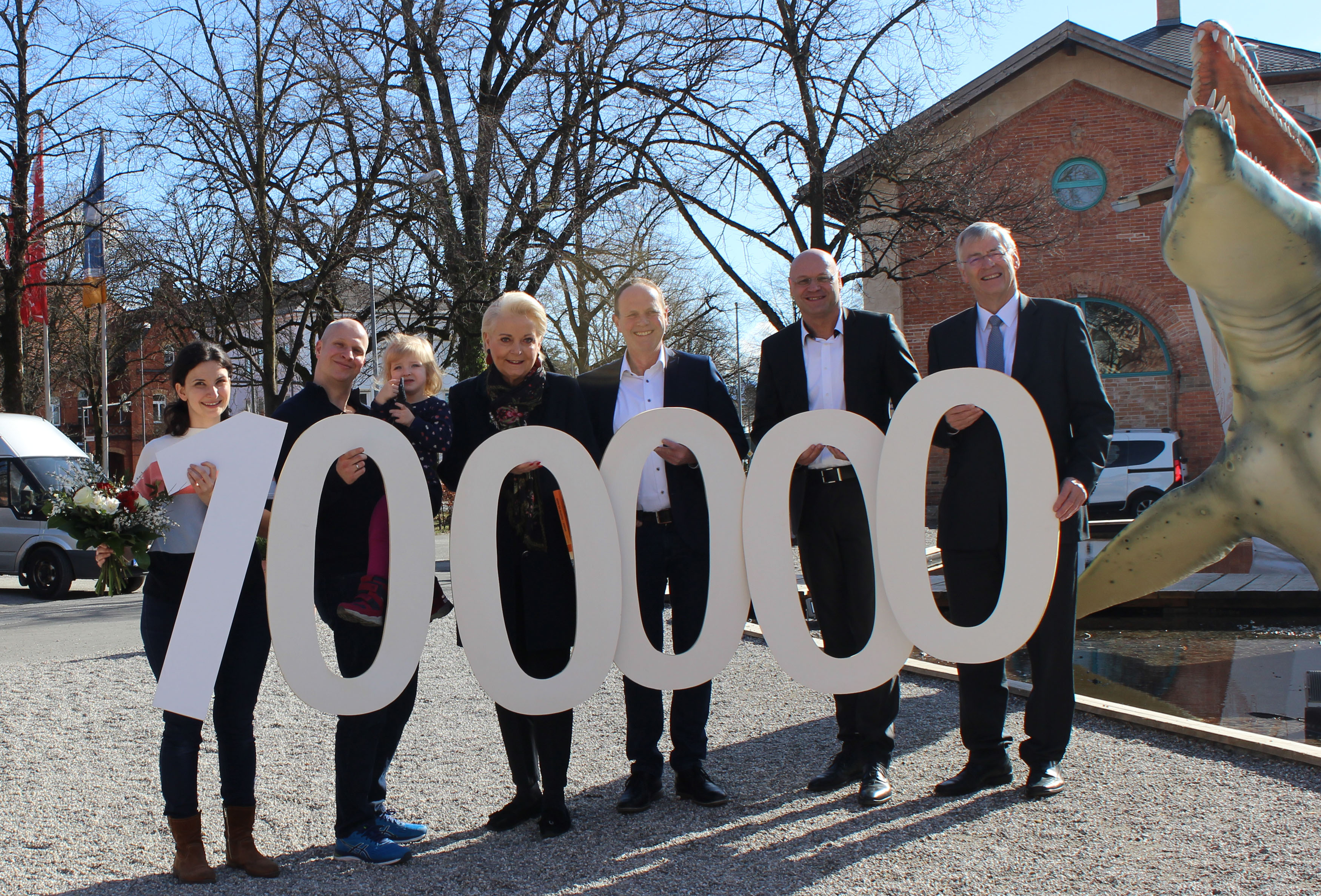 Pressefoto 100.000ster Besucher