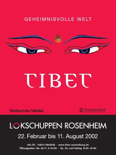 Plakat der Ausstellung Tibet