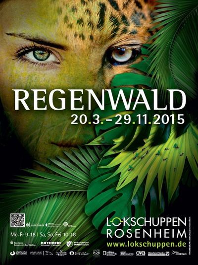 Plakat der Ausstellung Regenwald