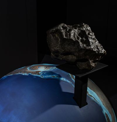 Ausstellung, Bereich Asteroideneinschlag © VKR, Foto: A. Jacob