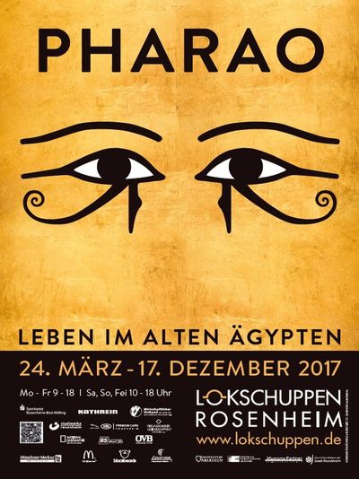 Plakat der Ausstellung Pharao
