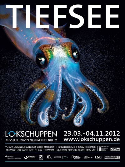 Plakat der Ausstellung Tiefsee